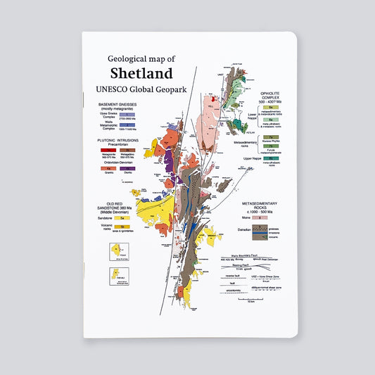 Geological Map of Shetland Notebook
