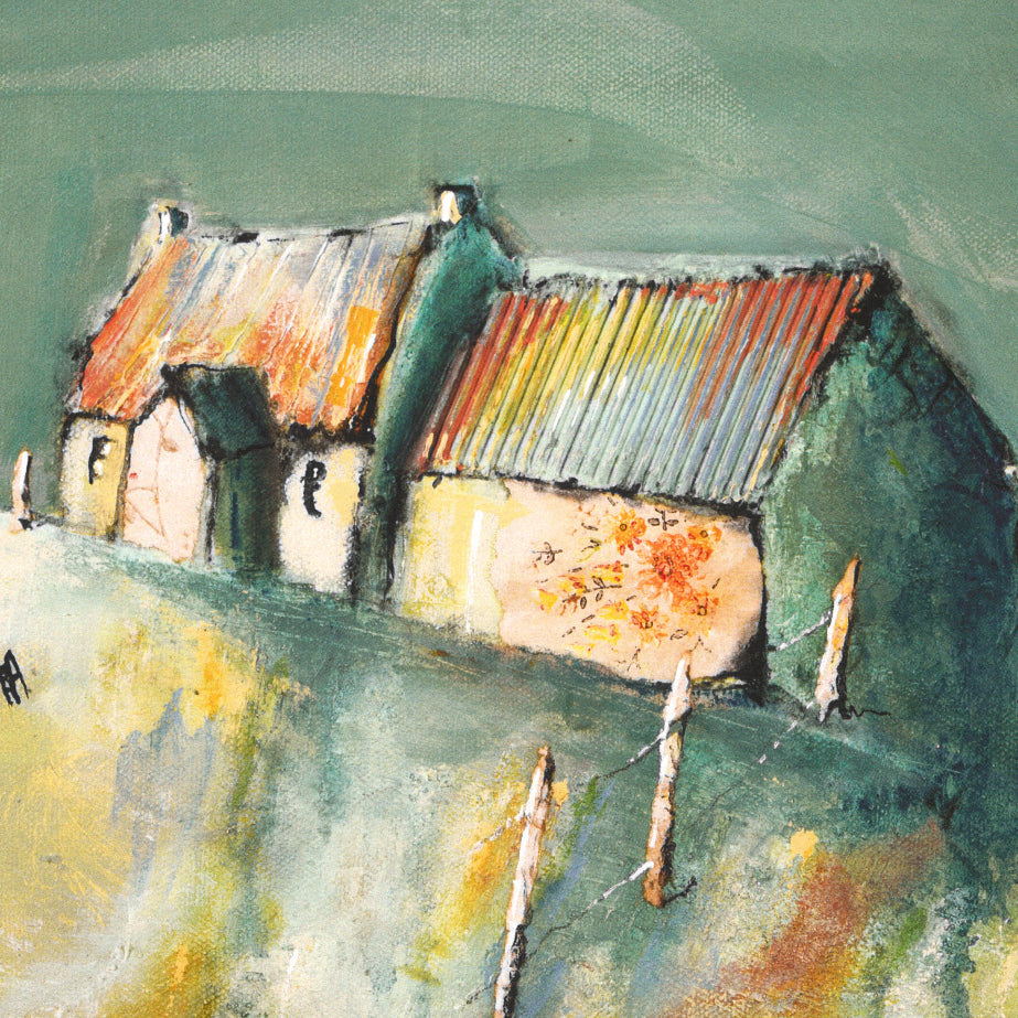 Into the silent land Greetings Card - Helen E Acklam