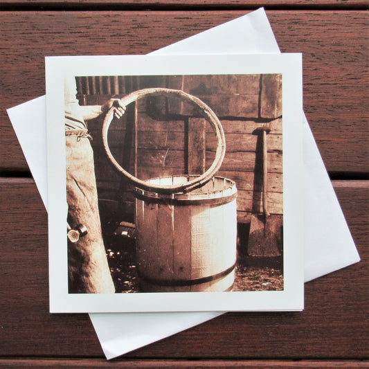 Cooperin' Greetings Card