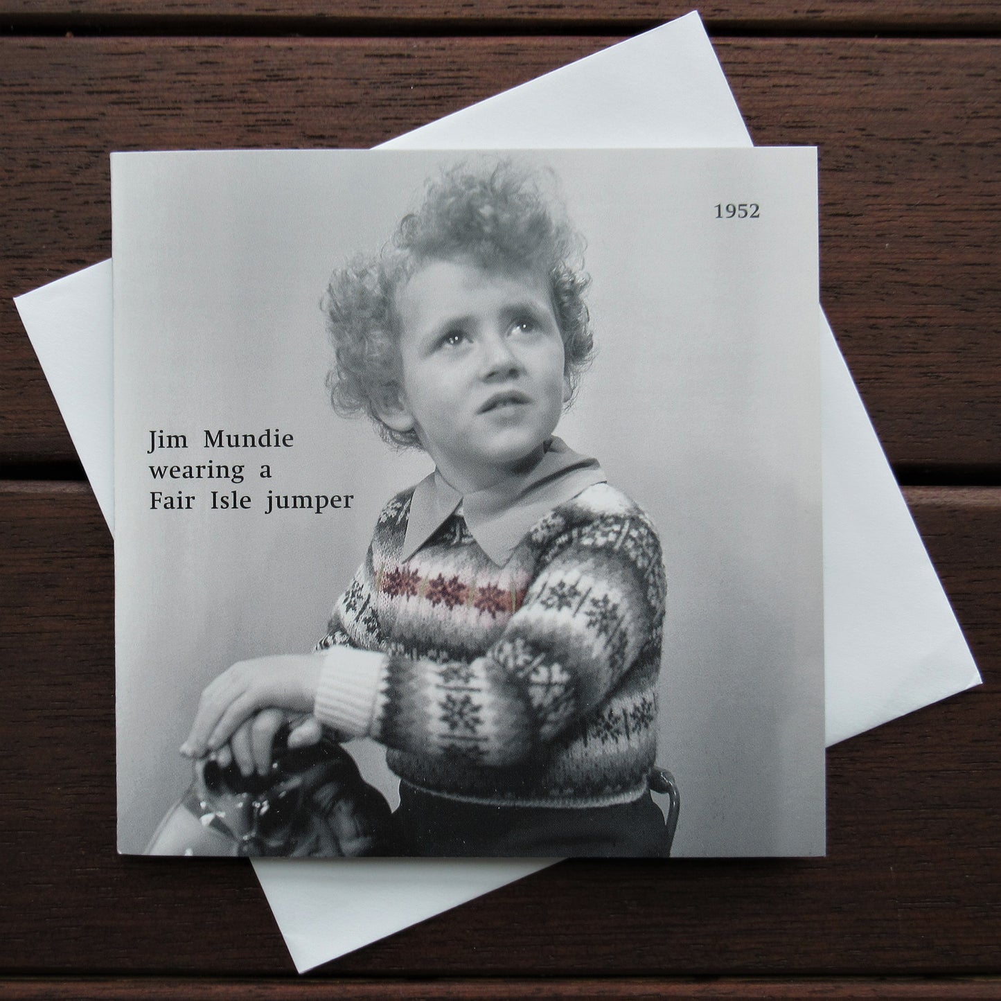 Jim Mundie Greetings Card