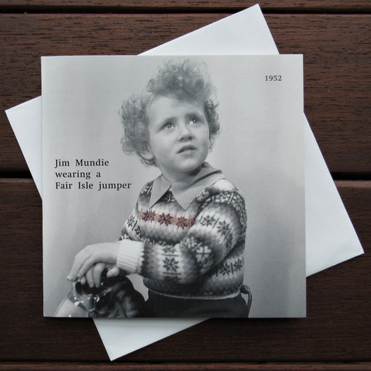 Jim Mundie Greetings Card
