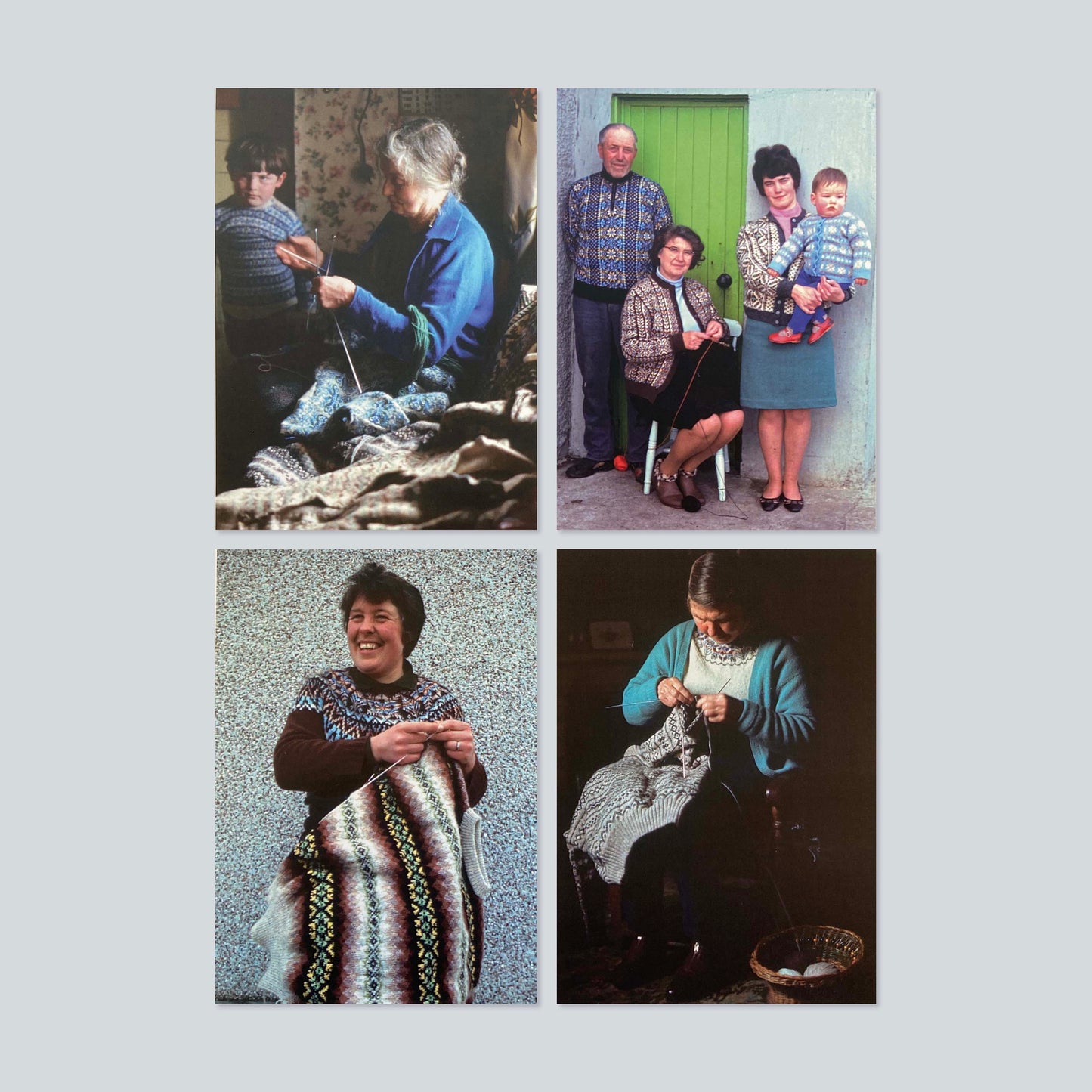 Chris Morphet Postcard Set - Knitters