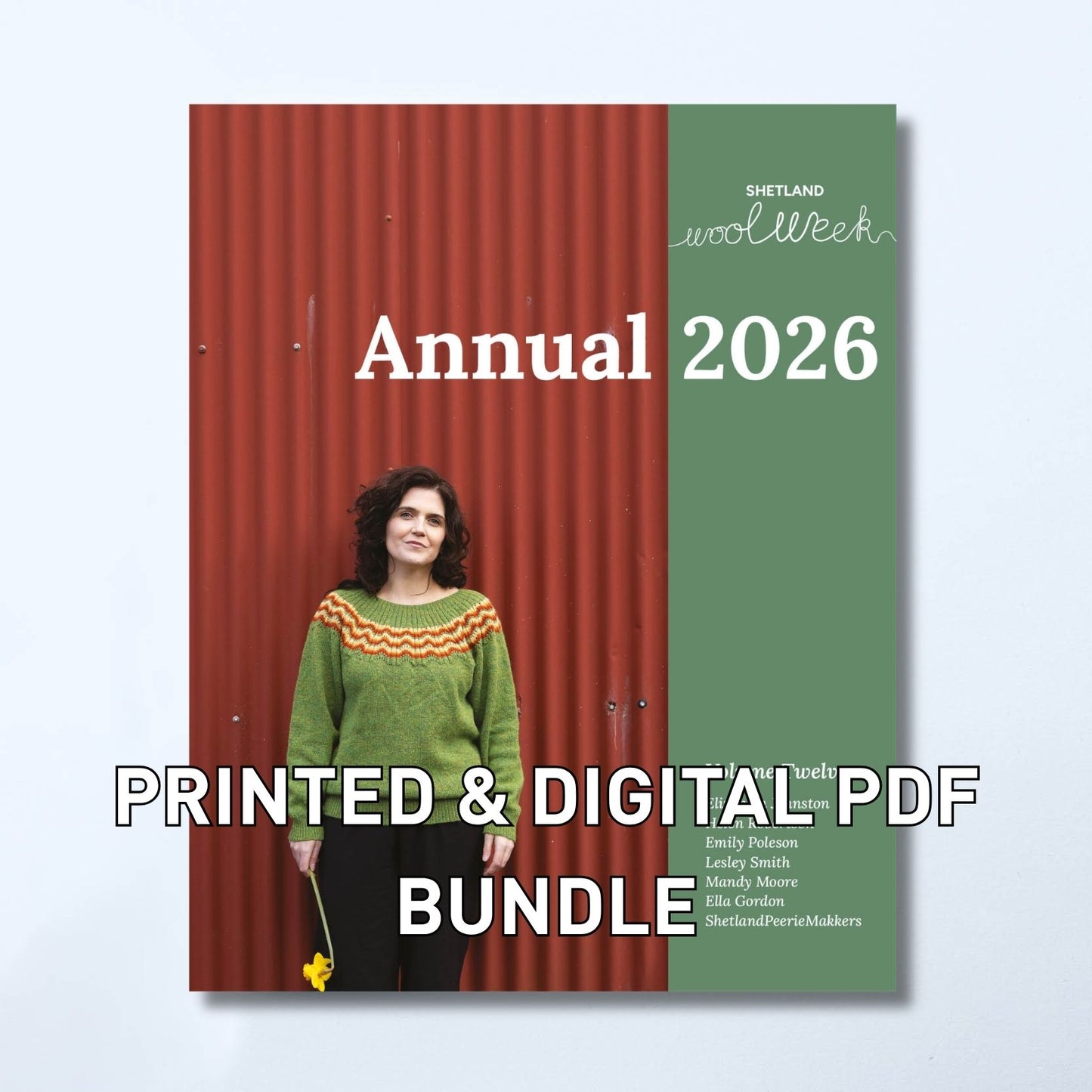 PRINTED & DIGITAL PDF BUNDLE - Shetland Wool Week Annual 2026
