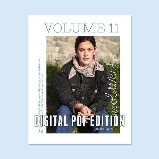 PRE-ORDER DIGITAL PDF EDITION - Shetland Wool Week Annual 2025