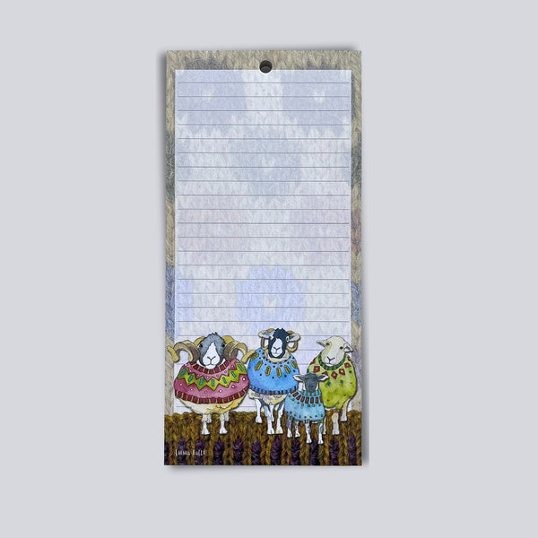 Sheep in Sweaters Magnetic Notepad