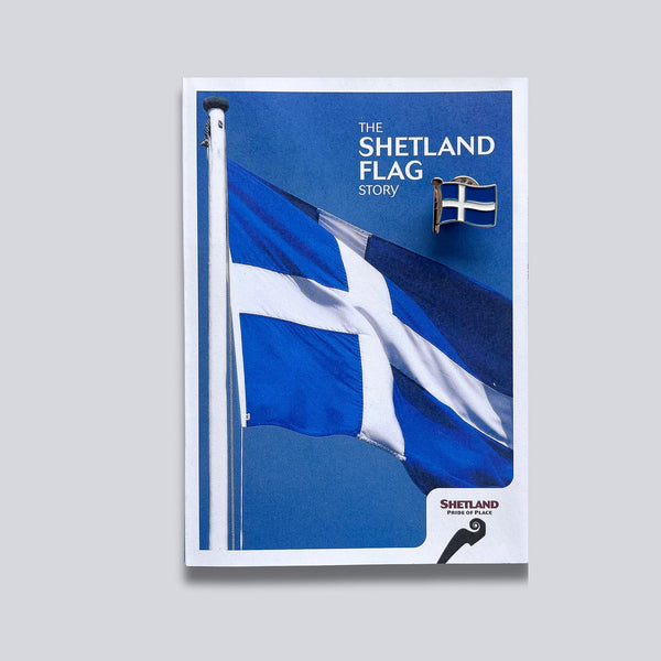 Shetland Flag Pin Badge