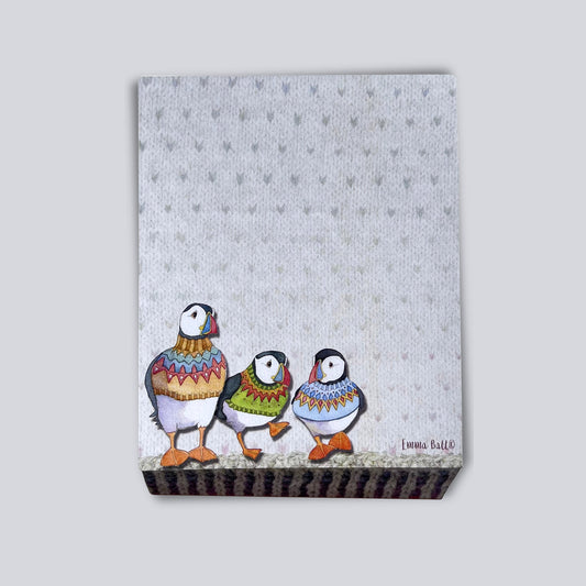 Woolly Puffins Slant Pad