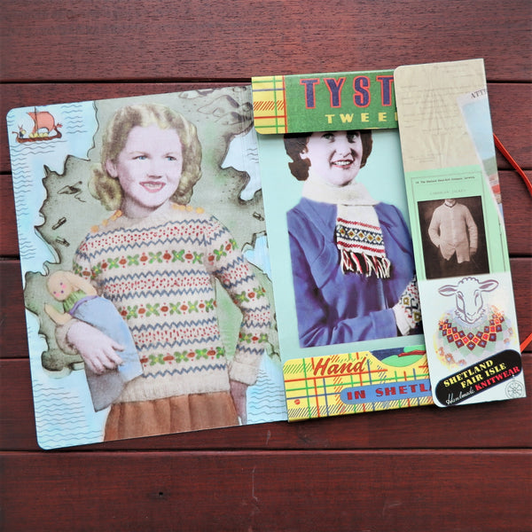 A4 Folder - Vintage Textile Adverts